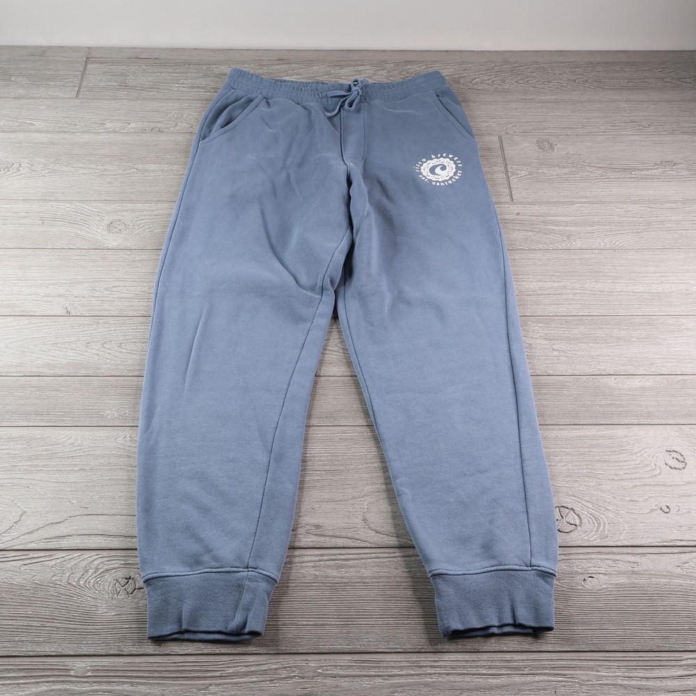 Cisco Brewers Nantucket Sweatpants Unisex Small Blue Fleece Drawstring